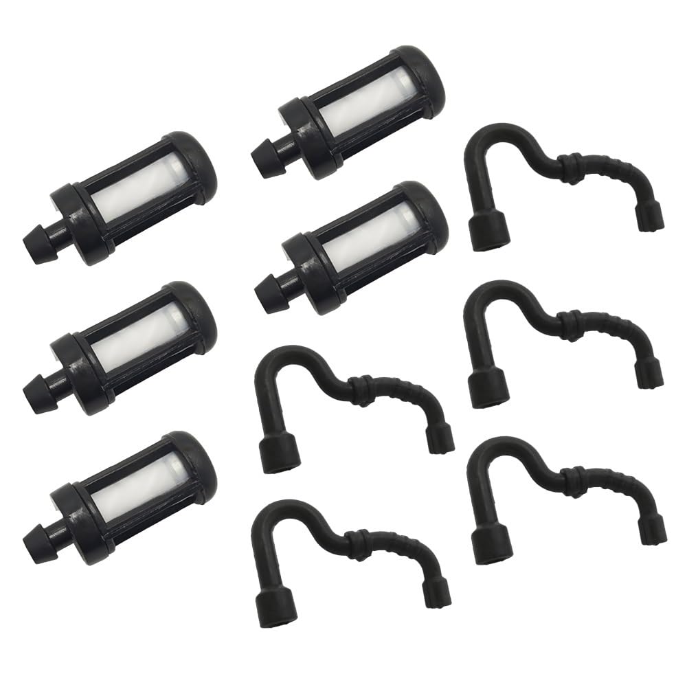 Kit de 5 mangueras y Filtro de Combustible Compatible con motosierras MS180, MS170, 018 y 017. Pieza de Repuesto for Herramientas de jardín.