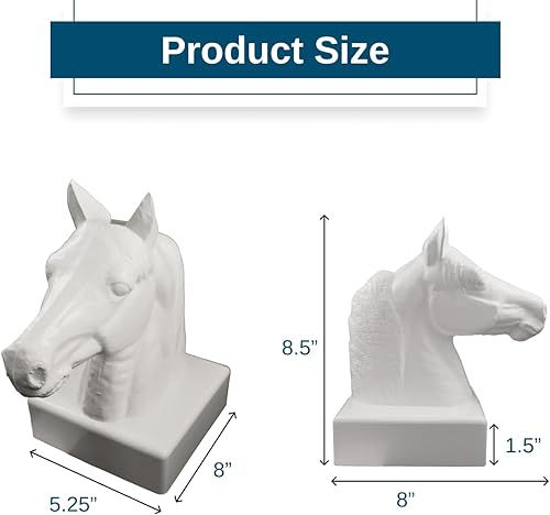 Miniatura 4 de Weatherables AWCP-Horsehead-5  Tapa de vinilo con cabeza de caballo  para un poste verdadero de 5 x 5 pulgadas  Blanco  Calidad superior