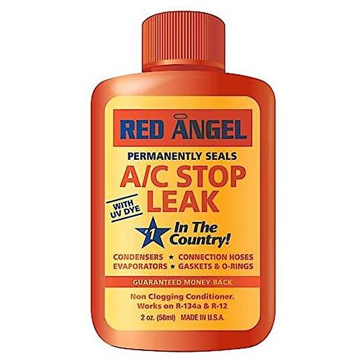 Red Angel (49496-6PK) A/C Stop Leak - 2 Ounce, (Pack of 6)