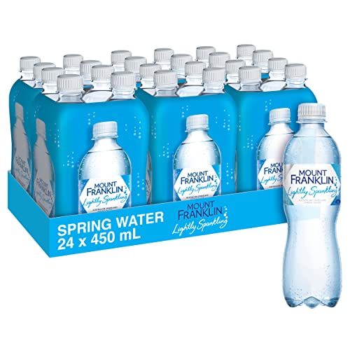 Mount Franklin Lightly Sparkling Water, Multipack Bottles 24 x 450mL
