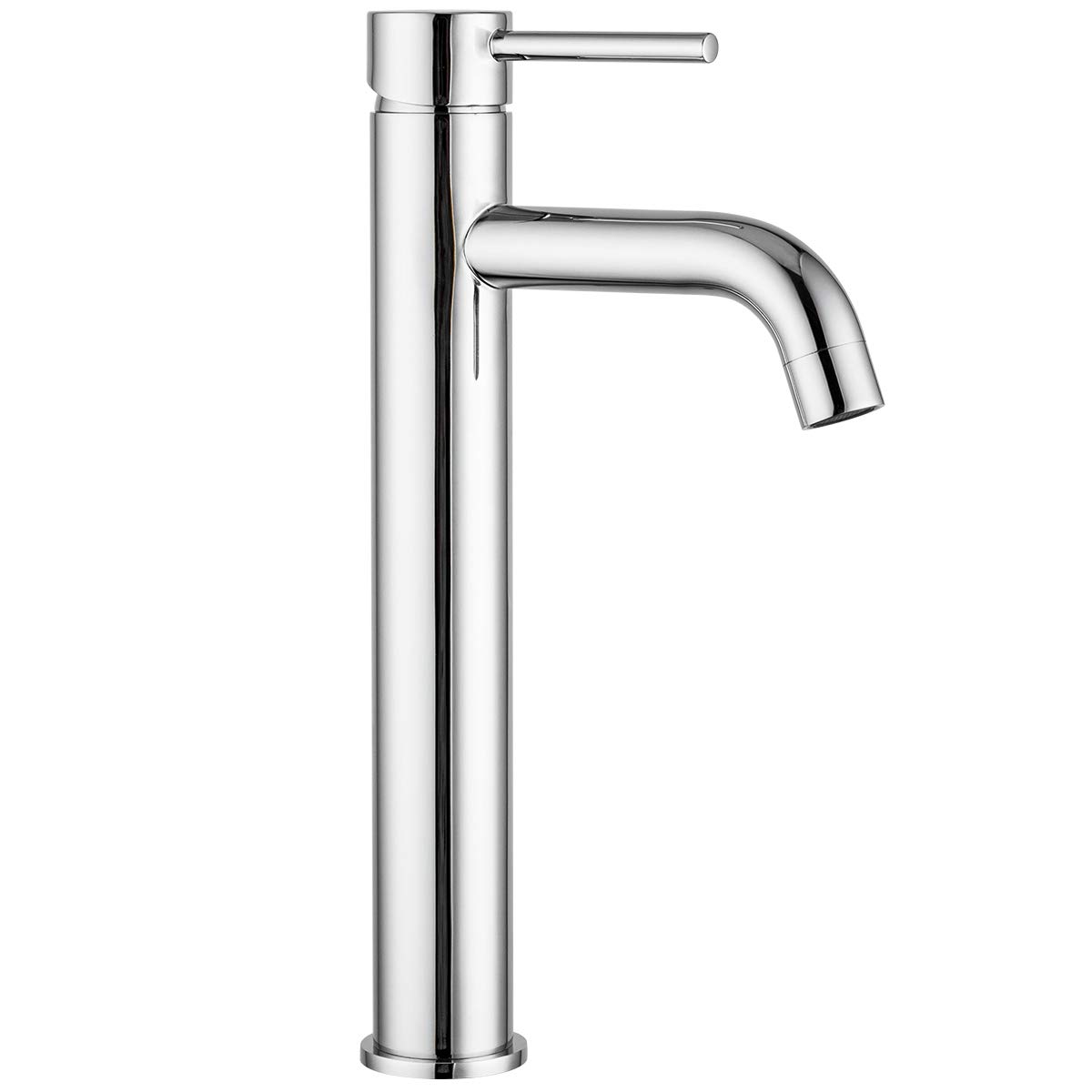 Gappo Chrome Mono Basin Mixer Tap Single Lever Tall Counter Bathroom Sink Taps Lead,