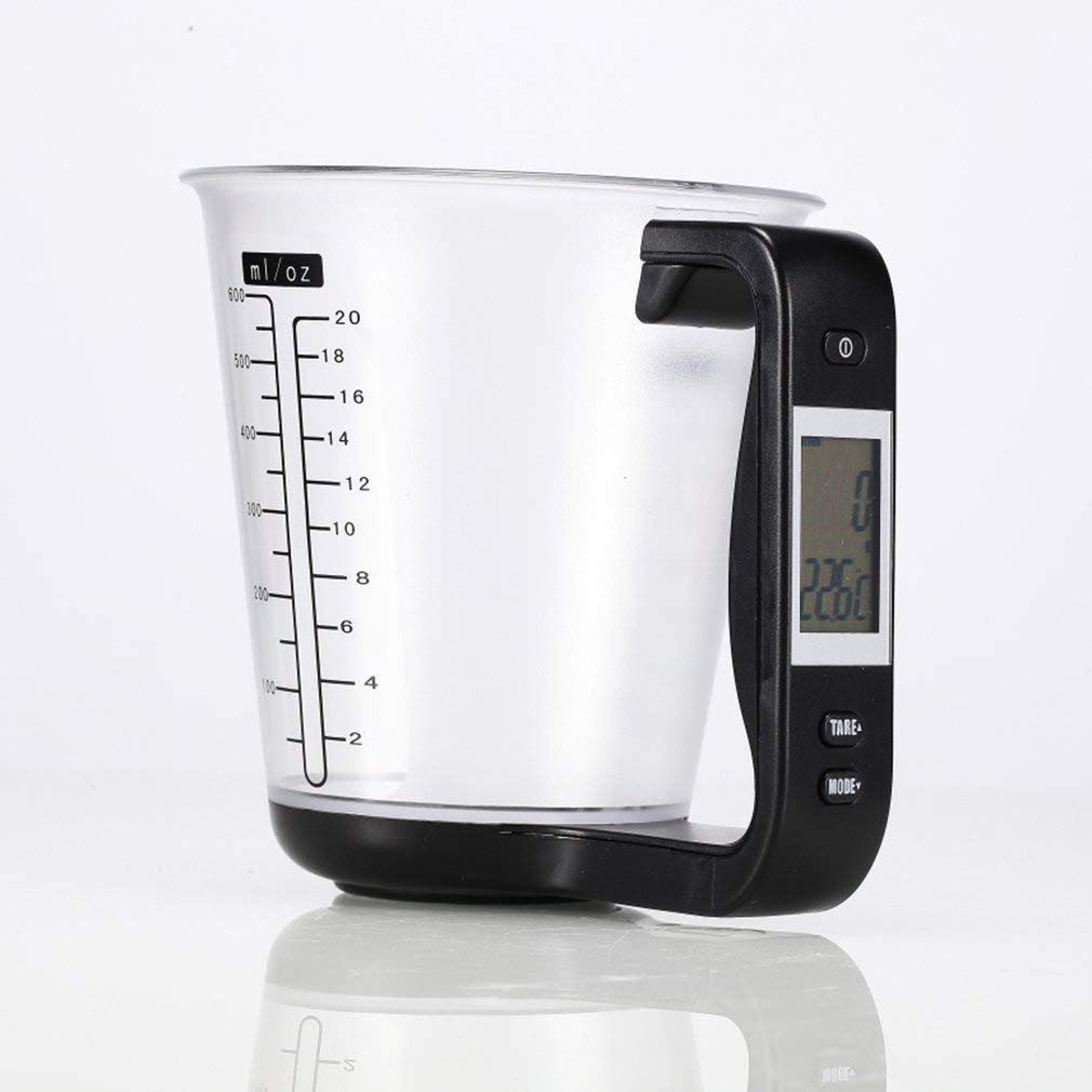 Multifunction Measuring Cup Kitchen Scales Digital Beaker Electronic Tool Scale with LCD Display Tem