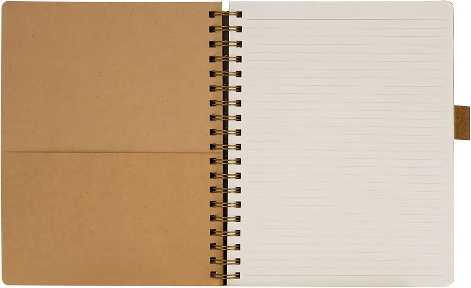 Creative Mark Double Wire Spiral Bound Field Sketch Book [270 Pages - 9.84 x 7.48"], Brown Embossed Leatherette Journal, Light Cream High-Grade Paper, Perfect for Dry Media and Drawing with Pen Loop