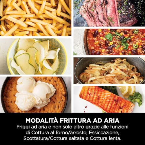 Ninja Speedi 10-en-1 Autocuiseur rapide, Air Fryer, Friteuse à air et Multicuiseur, 5.7L, Repas pour 4 en 15 minutes, Vapeur, Gril, Cuire au four, Rôtir, Mijoter et plus, Noir et Cuivre ON400EUCP - 11
