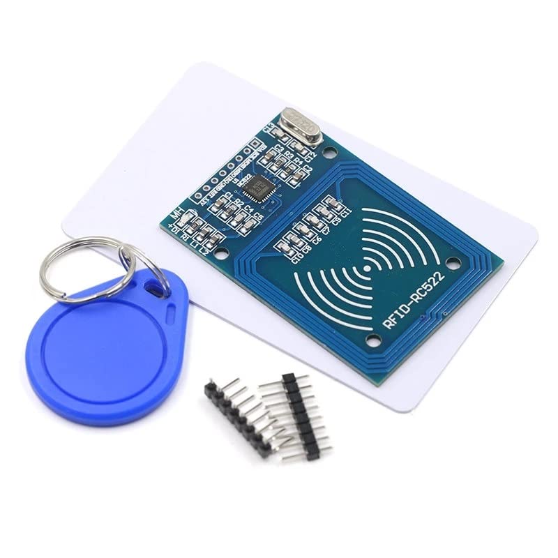 ElectroWorldFR Kit RFID 522 RC, chip y tarjeta 13,56 MHz SPI, compatible con UNO y Raspberry DIY