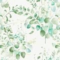 Naphite Floral Peel and Stick Wallpaper Boho Contact Paper for Cabinets and Drawers Green Floral Leaf Contact Paper Self-Adhesive Removable Wallpaper for Bedroom Flower Eucalyptus 17.3inW 78.7inL