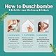 WALTZ 7 Fichte Duschbomben 6er Set, natürliche ätherische Öle, Wellness im Badezimmer, Naturdüfte, Vegane Aromatherapie, Entspannung als Geschenk, Auszeit Duschbad, Geschenk Kleinigkeit