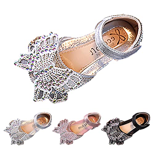 Children Dance Shoes Girl Dress Christmas Concerts and Performances Princess Shoes Rhinestone Leather Boots2