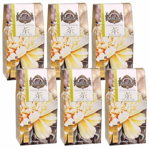 BASILUR Chinese White Tea - Té blanco de hoja sin aditivos 100 g (6)