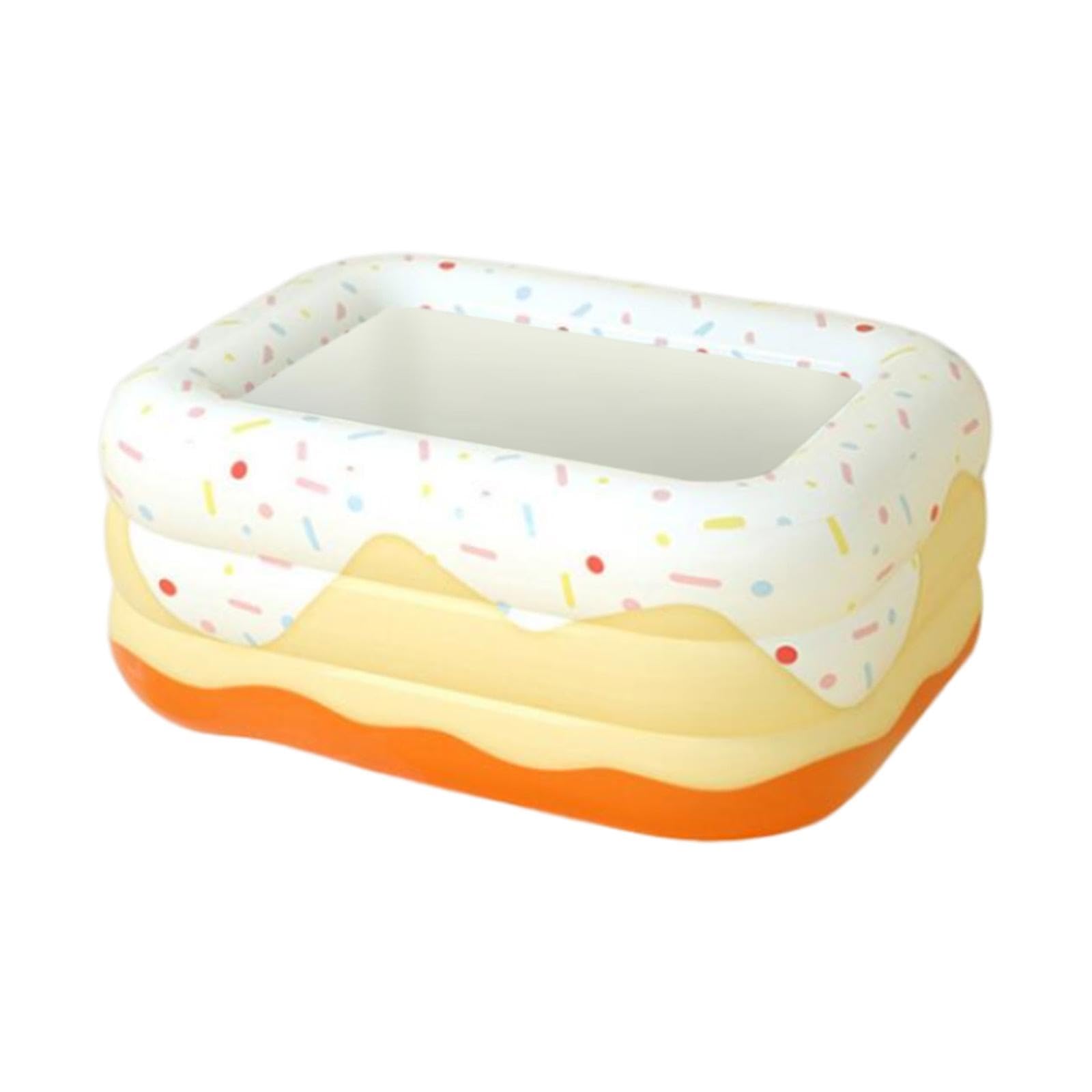 MYADDICTION Inflatable PVC Swimming Pool Thick Kids Wading Pools for Beach Backyard Kids Square 180cm-image-41