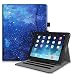 Produktbild Fintie Hülle Kompatibel mit iPad 2 / iPad 3 / iPad 4 - [Eckenschutz] Multi-Winkel Betrachtung Folio Stand Schutzhülle Cover Case mit Dokumentschlitze, Auto Wake/Sleep, Sternenhimmel