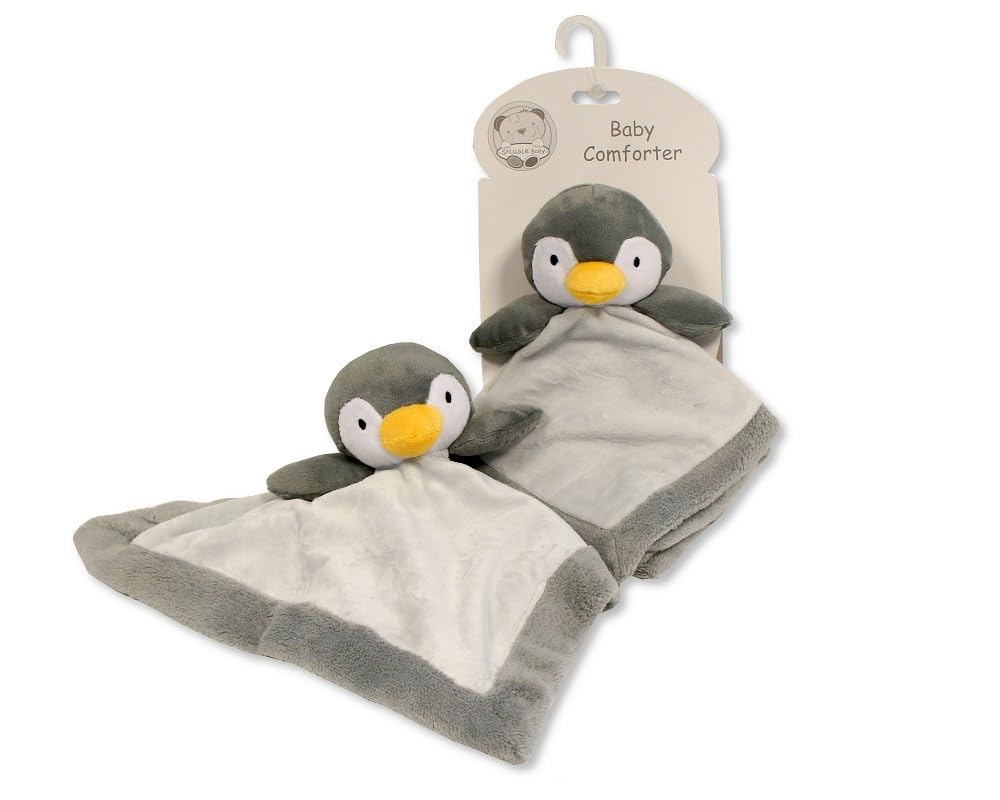 Baby Comforter Penguin Blanket Soft Plush Security Sensory Toy with  Teether, Taggies Perfect Newborn Gift for Boys and Girls 0-12 Months  Cozy