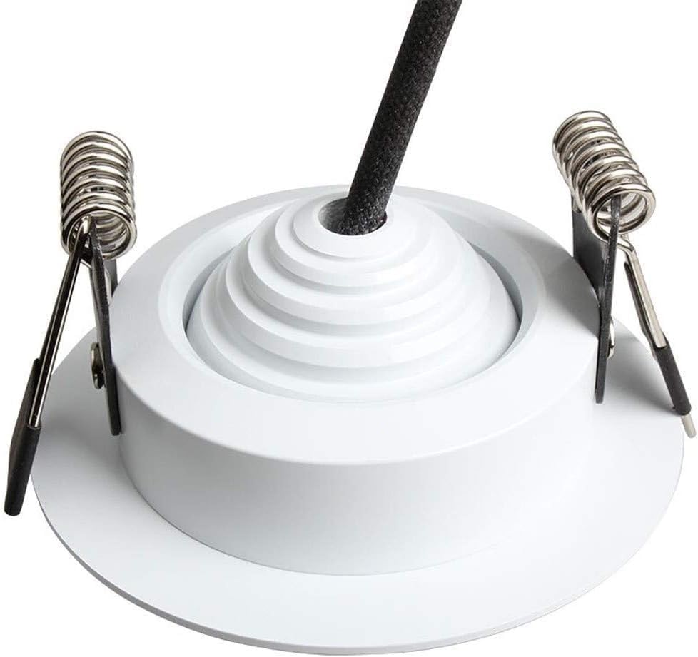 Focos empotrables de 330 LM que eliminan sombras en vitrinas con luz ajustable 3W 4