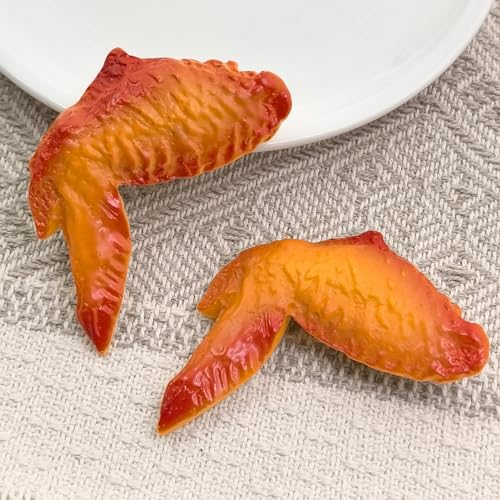2 Piezas Pinzas de Pelo con Forma de Alitas de Pollo miniatura 1