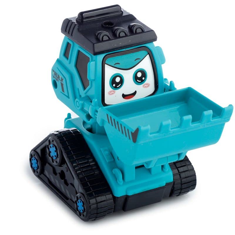 Mallexo Mouth Press&Go Jcb Car Toys For Boys&Girls 1 Pcs Truck Toys For 3+Year Old Moving Tractor Toys Set Old Birthday Gifts Moving Cartoon Car Toys For Kids-Crane Toys (Pressure_Truck1)Multi 1