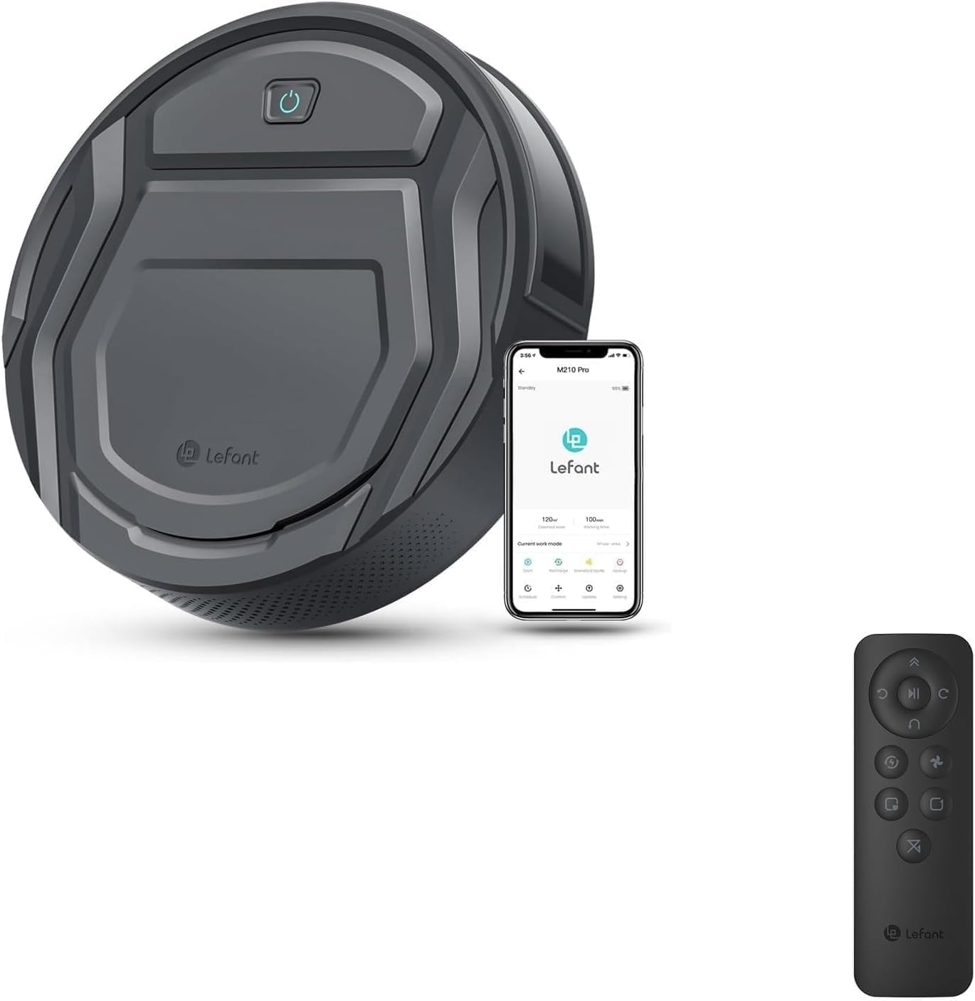 Lefant M210 Pro Robot Vacuum Cleaner and Remote
