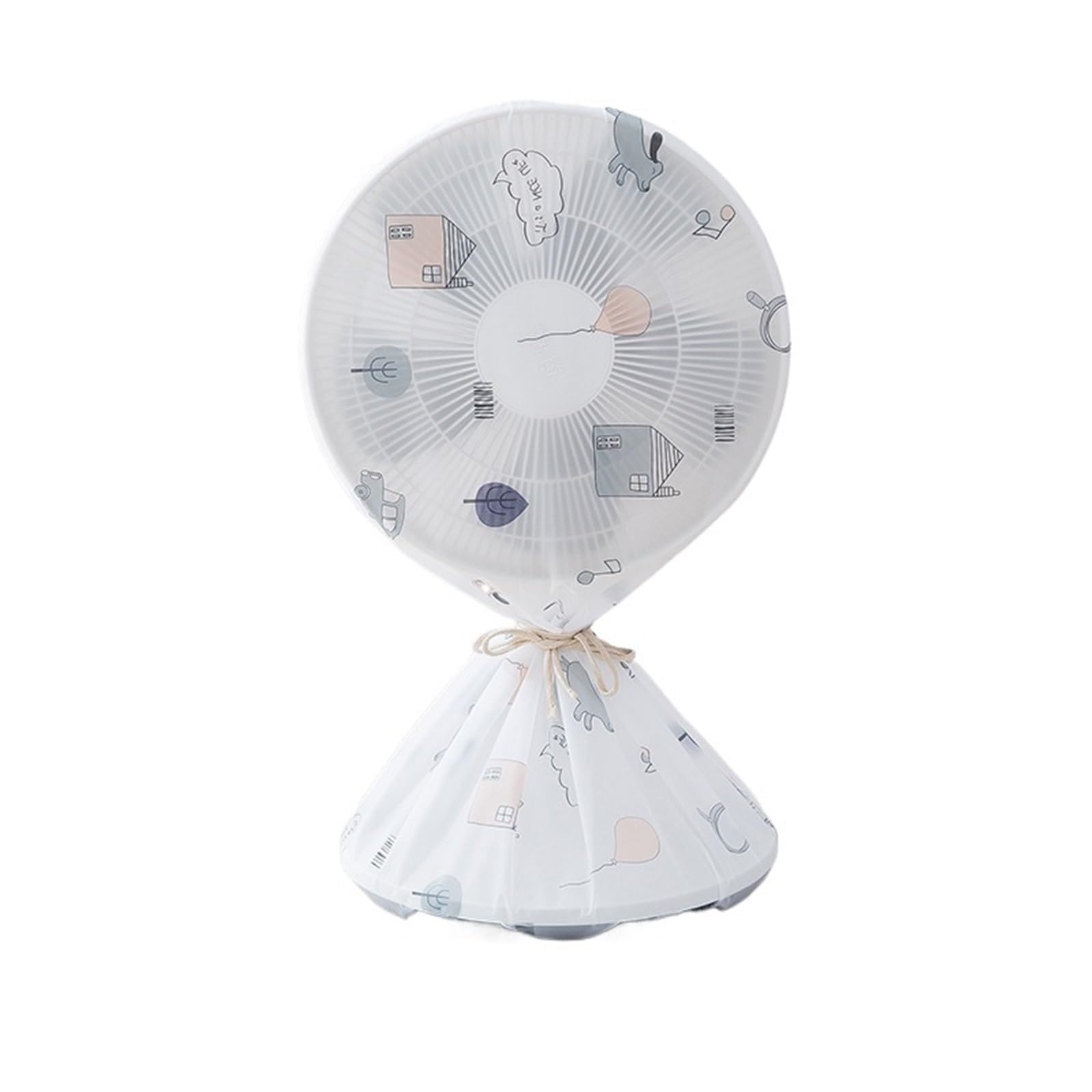 TRRYUIP Fan Cover Portable All Inclusive Electric Fan Dust Cover Household Floor Protective, Dustproof Waterproof Accessories(60x90cm-G)