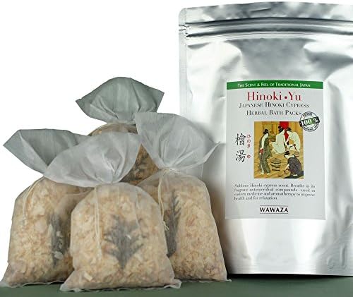 Hinoki Cypress Herbal Bath Pack (4 count)