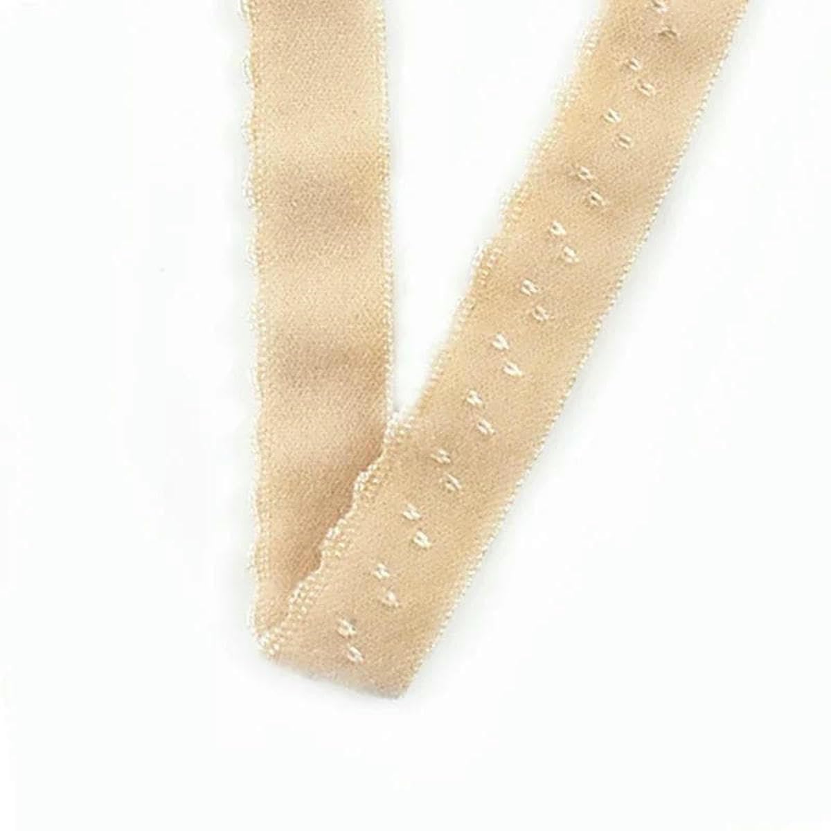 Elastyczna taśma nylonowa, Sewing Elastic Band Polyester 11mm Multicolor 10-50 Meters(Apricot 11mm,40Meters)