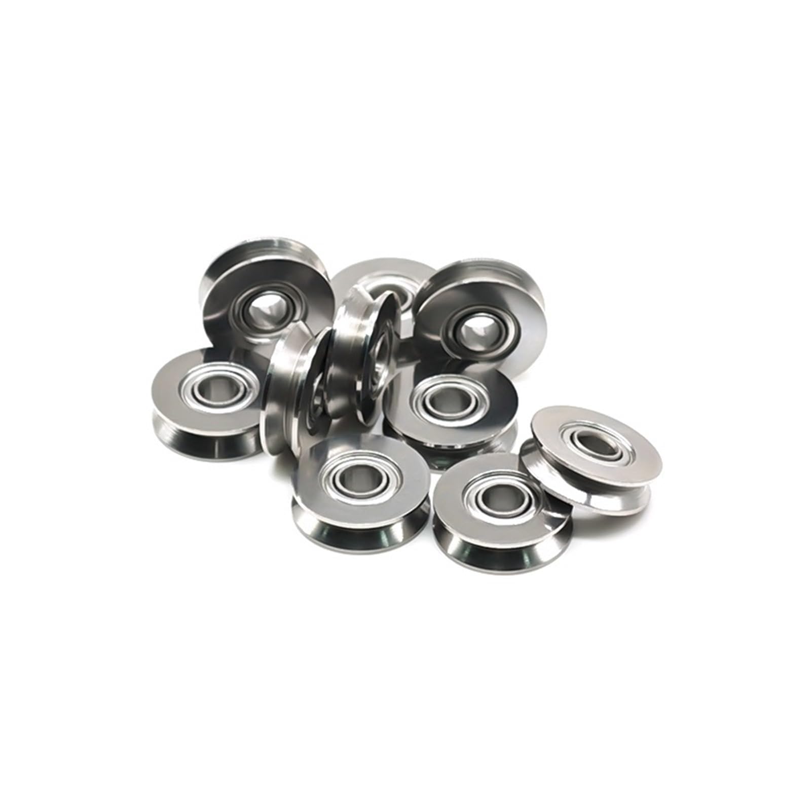 Roulement à rouleaux en acier inoxydable SV3-14ZZ, 3 x 14 x 4 mm, poulie de rail de guidage, roulement en V SV3-14 SV3-14Z, 2 pièces