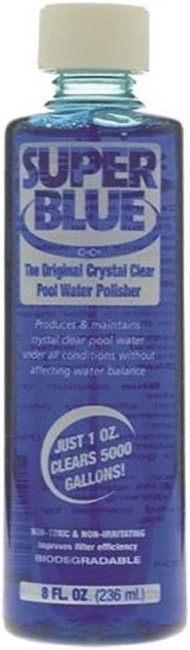 32 OZ Robarb Super Blue Clarifier Water Polisher Non-Toxic & Biodegradable - 1 OZ per 5,000 Gallons