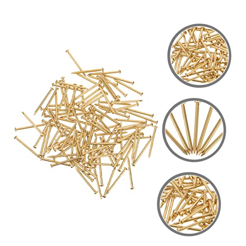 Clavos de muebles con cabeza redonda de cobre 2030 piezas color dorado surtido miniatura 7