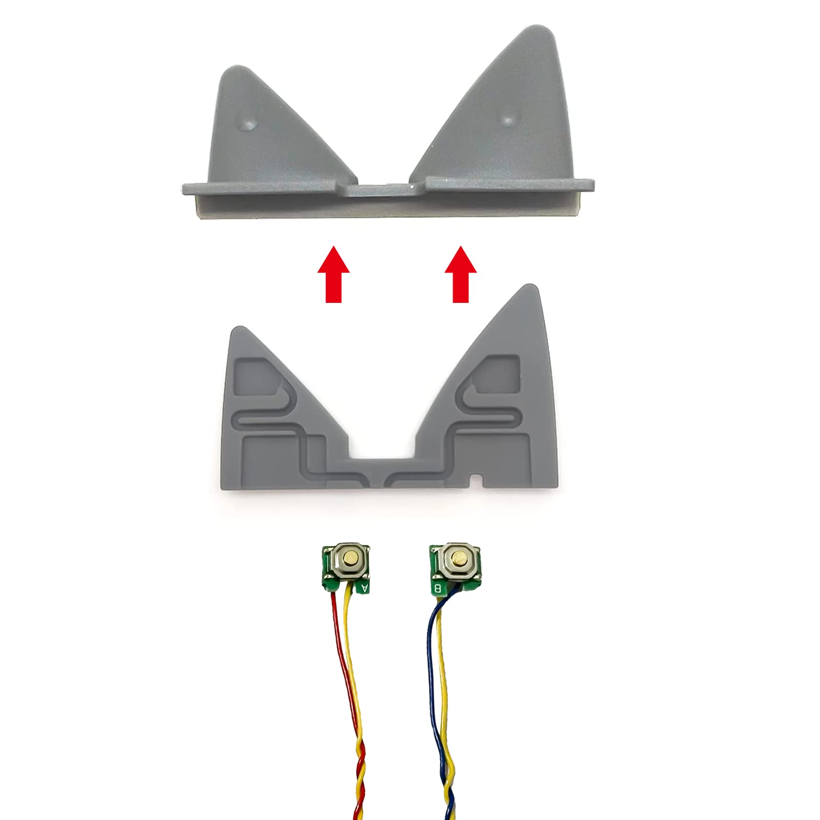 Accessori per lettore MP3, alternativa per toniebox, orecchie di ricambio (orecchio interno)