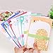 SCStyle Envelopes 3.54 Inches x3.35 Inches,30 Cute Lovely Kawaii Special Design Writing Stationery Writing Paper 9.25Inches x6.3 Inches and 15 Envelopes,Stationary Paper and Envelopes Set