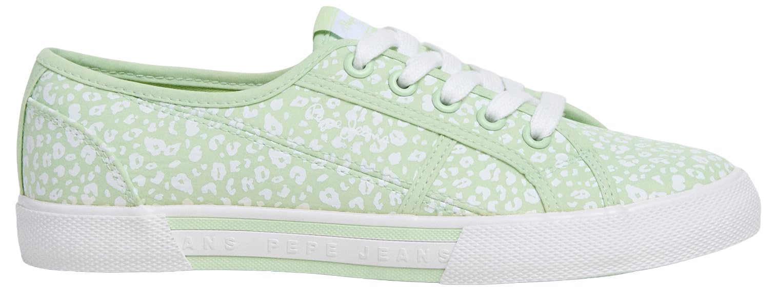 Pepe Jeans Women's Brady Fresh W Sneak, Green (Menta Green), 9 UK