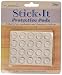 New Image Group 30370 Stick-It Glass Protective Pads .5" 20/Pkg-Clear