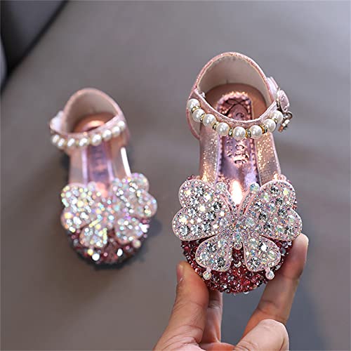 Fashion Spring and Summer Childrens Ballet Shoes Girls Dress Show Princess Shoes Pearl Rhinestone Girls Dress2