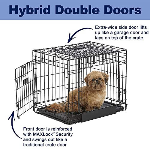 Midwest Homes For Pets Ovation Double Door Dog Crate, 24-Inch #TOP3