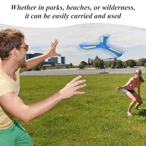 IDNVFY 3 Piezas De Boomerang Brillante, Diversión De Dibujos Animados Frisbee, Juguetes Deportivos Al Aire Libre, Juguetes Interactivos para Padres E Hijos. - imagen 6