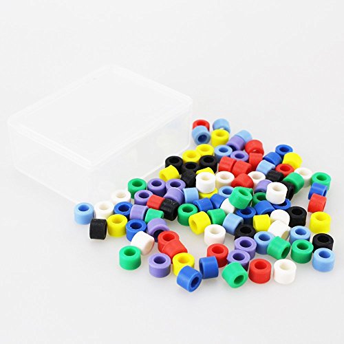 Earlywish Dental Silicone Instrument Color CODE RING Band autoclavable 100pcs/pk