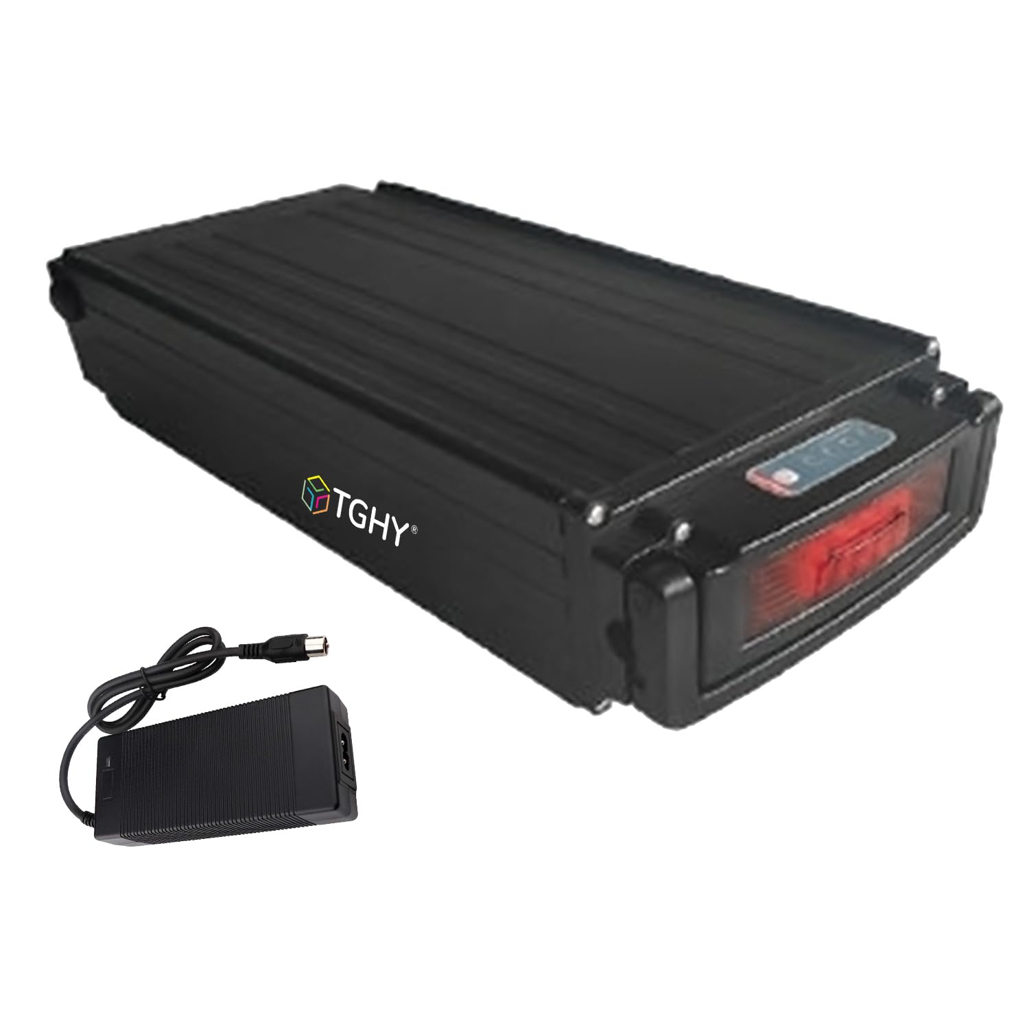TGHY Electric Mountain Bicycle Battery 36V 20AH 25AH Rack Back Ebike Battery 48V 16AH 20AH Lithium Batteries Pack with Charger,36V25AH