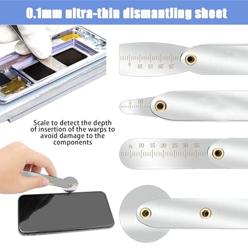 11 pcs Repair Tool kit Pry Tool Kit Opening Tool, Ultra-Thin Prying,Open Tool for iPhone Laptop, iPad, MacBook, Tablet - Image 2