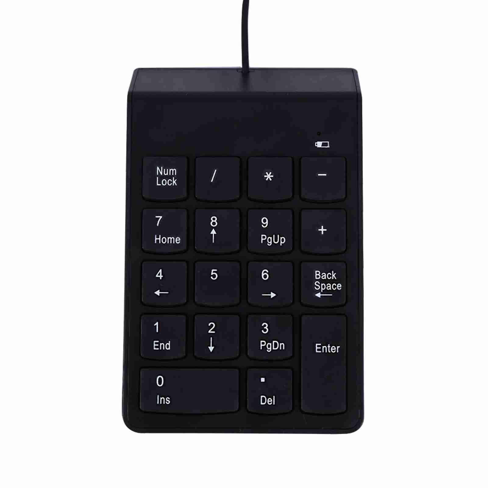 Ymiko Number Pad, Mini Numpad 18 Keys Keyboard Number Pad Keyboard USB Number Pad with USB Numeric Keypad for Laptop Desktop PC Pro