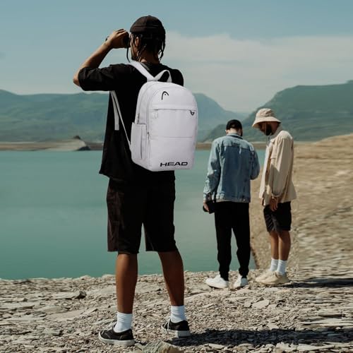 HEAD Waterproof Travel Backpack for Women & Men, Lightweight Laptop Backpack Computer Bags fits 15.6 inch Notebook, Casual Daypack College Backpacks for Weekender Overnight/Sports Gym/Work/Fitness2