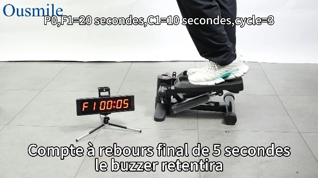 Chronomètre Sportif Porte-Clés - Minuteur LCD Poche - Pour Cuisine, Sport, Études, Douche
