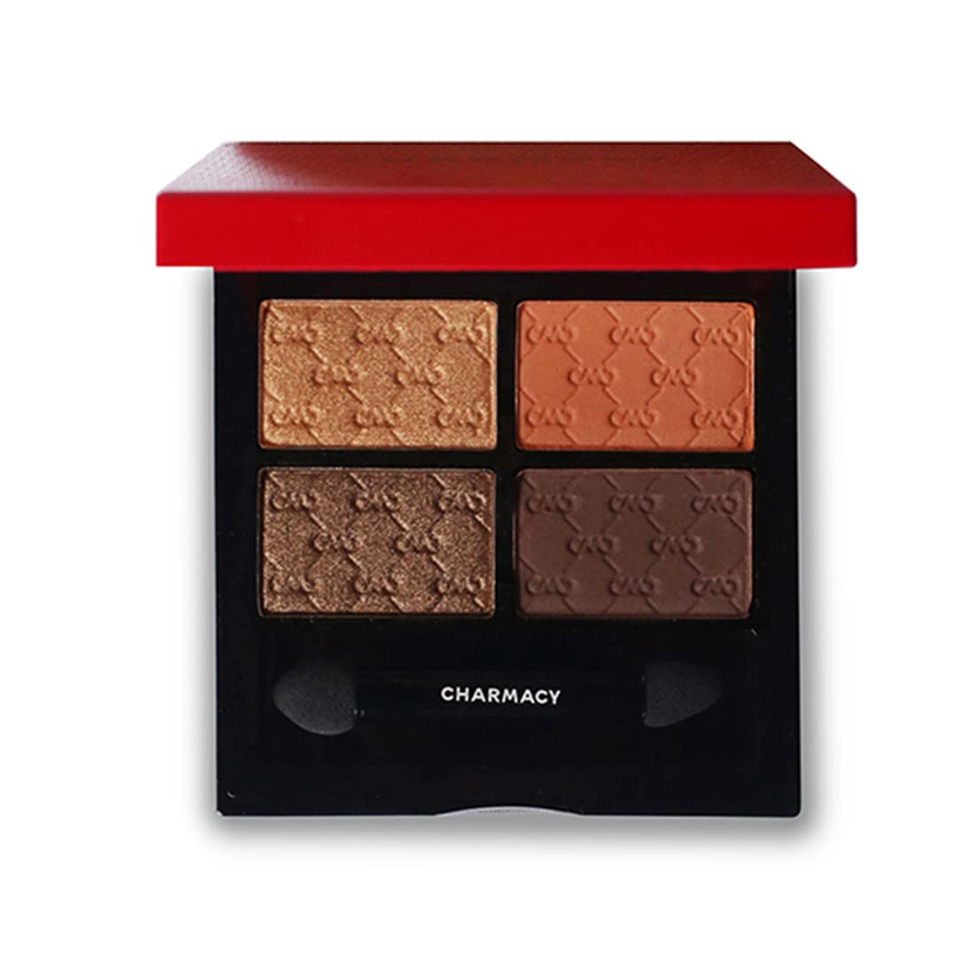 Charmacy Milano Gradient Eyeshadow Palette - 7.2 g, Soft Texture, Mini Palette, Metallic, Travel Friendly, Highly Pigmented, Long Wear, Vegan, Cruelty Free, Toxin Free