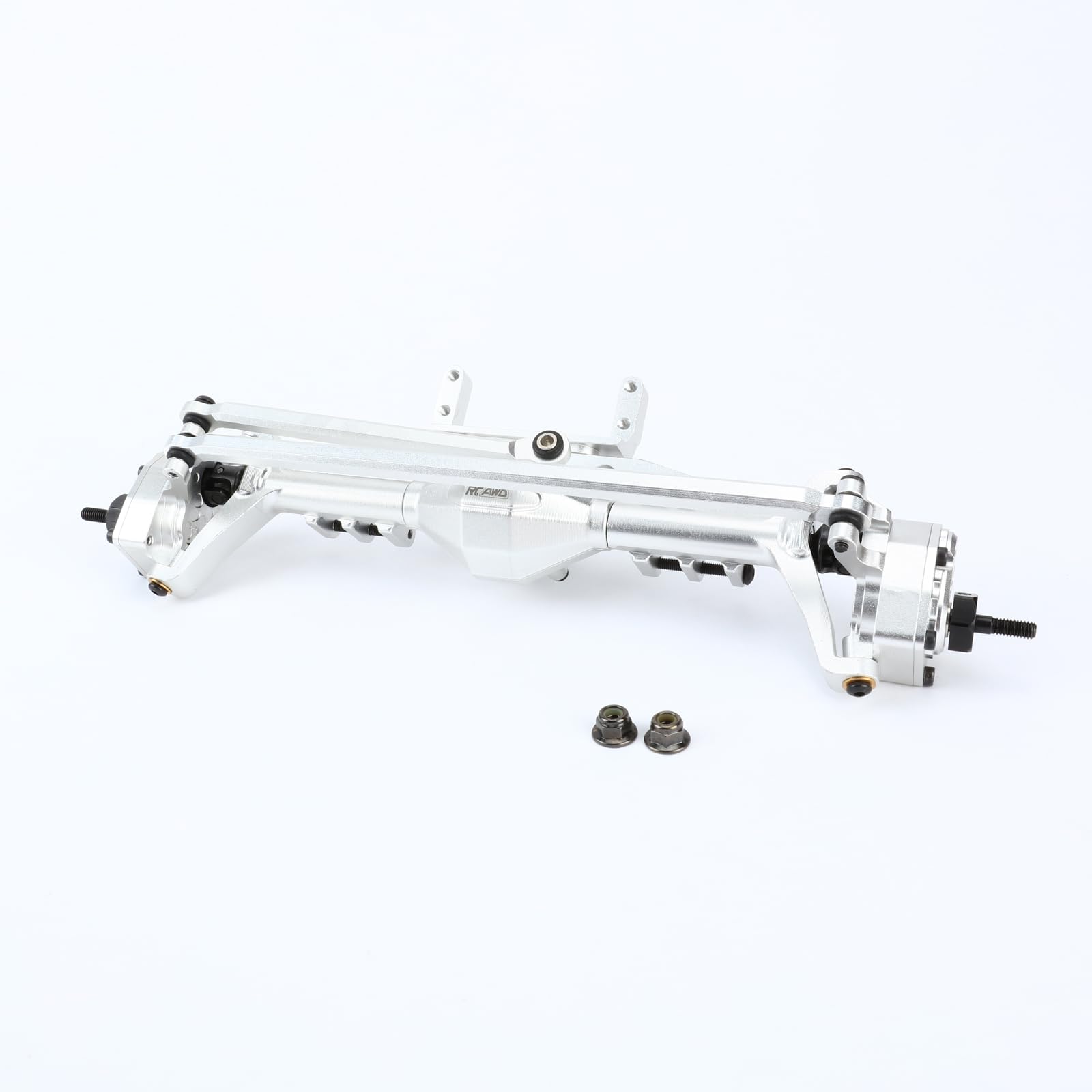 RCAWD Front Axle Assembly for Axial 1/10 Capra AXI03004B AXI03022B AXI03000 AXI03000B AXI03030 Upgrade Parts(Silver)