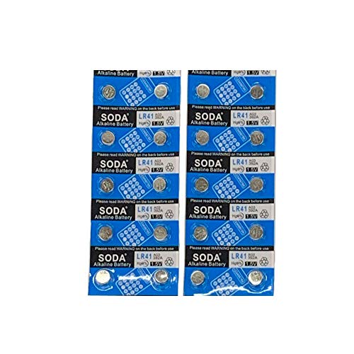 TATUM �A���J���{�^���d�r LR41 20�� �A���J���{�^���d�r AG3 392A CX41 LR41W �݊� �̉��v �d�� �Q�[�� �������� �J���� �r���v�Ȃǂ� ������20�Z�b�g