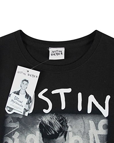 Maglietta da ragazza, motivo: Justin Bieber *