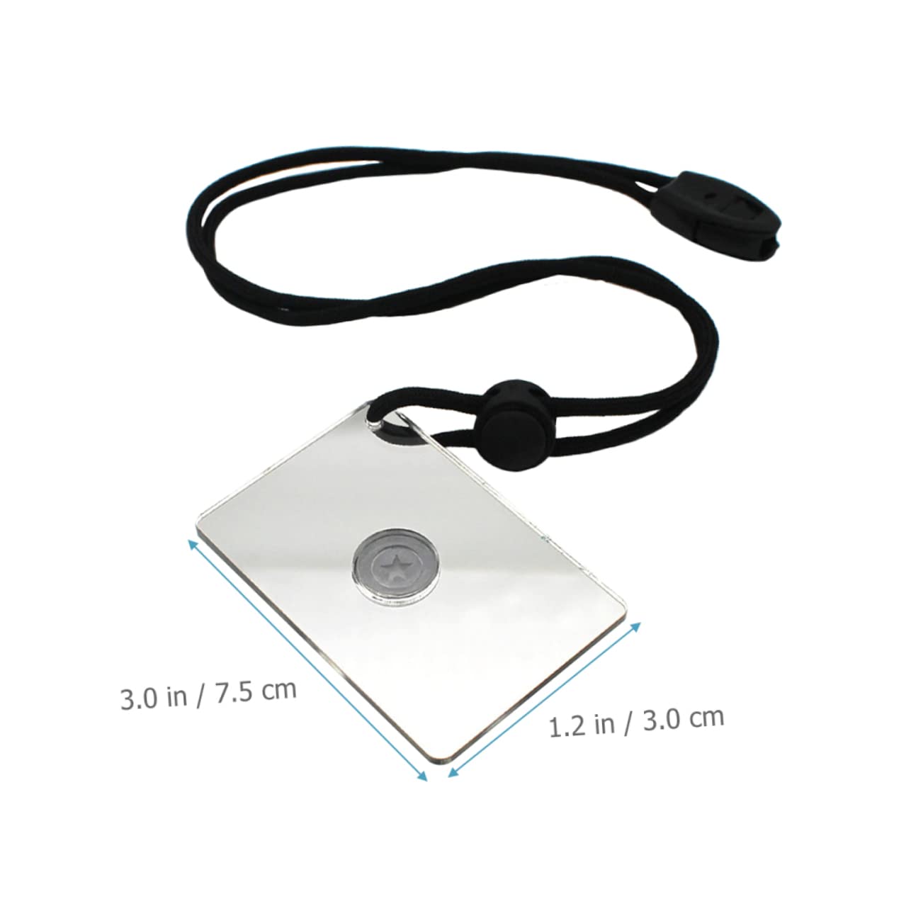 POPETPOP 6 Pièces Miroir de signalisation Petit Miroir pour la Survie miroirs de signalisation matériel de Survie Materiel Survie Miroir de Survie extérieur Miroir de randonnée extérieur
