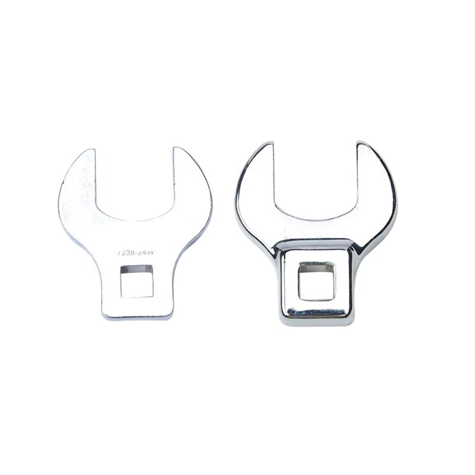 Xuczhai One Color Square Drive 3/8 Inch Open End Interchangeable Torque Head, Individual Crowfoot Wrench 19-26Mm(24Mm)