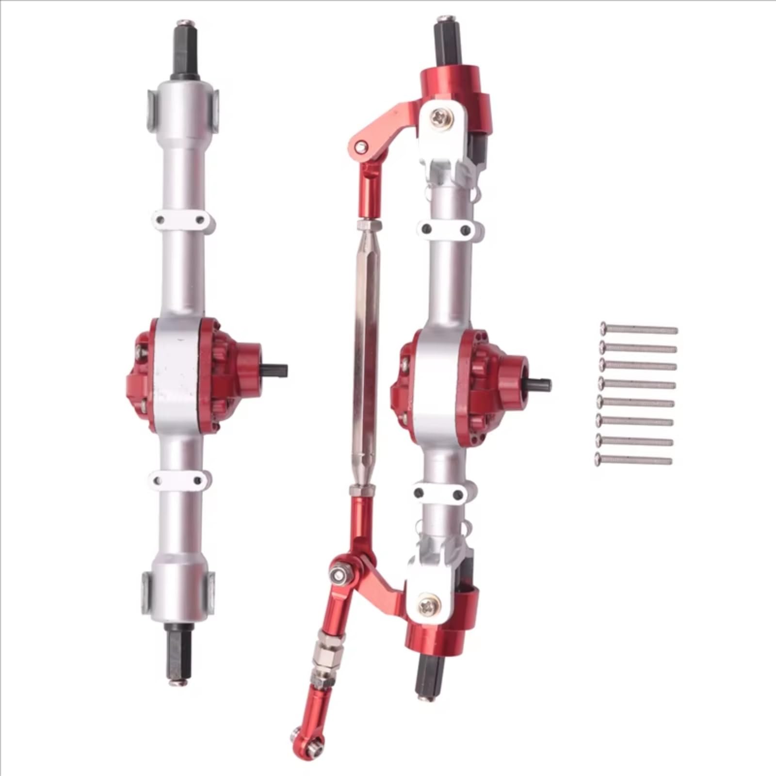 Compatibile Con MN D90 D91 D96 D99S MN90 MN96 MN99 Per MN99S 1/12 RC Car Upgrade Parts Modifica Asse Anteriore Posteriore Completo Accessori