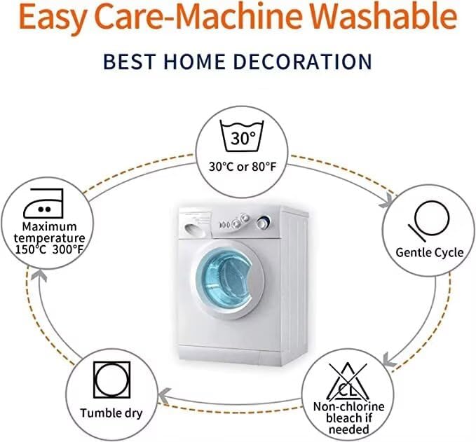 Miniatura 7 de Outdoor Pillow Covers 24x24 Inch, Set of 4 Waterproof Outdoor Throw Pillow Covers, Decorative Square Retro Linen Cushion Cases, Musical Instruments