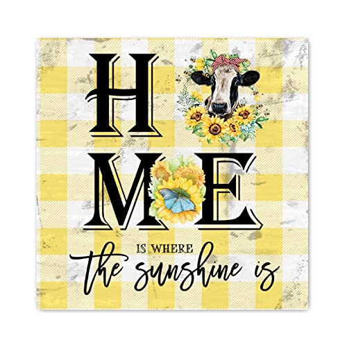 Décoration murale tournesol Evans1nism 30cm pour maison de campagne