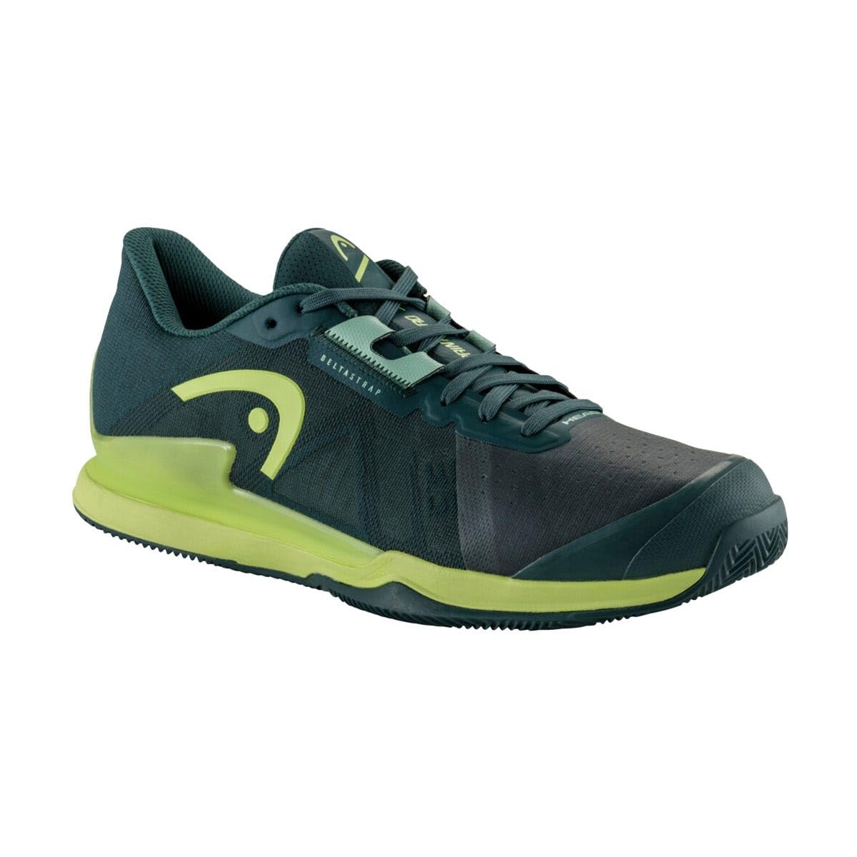 HEAD Men's Sprint Pro Sneaker, Forest Green/Light Green, 7