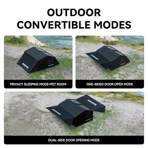 Carpa Inflable Grande para Camping con Claraboya y Revestimiento Anti-UV miniatura 6